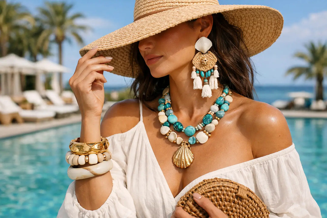 Statement Accessories for Resort Wear